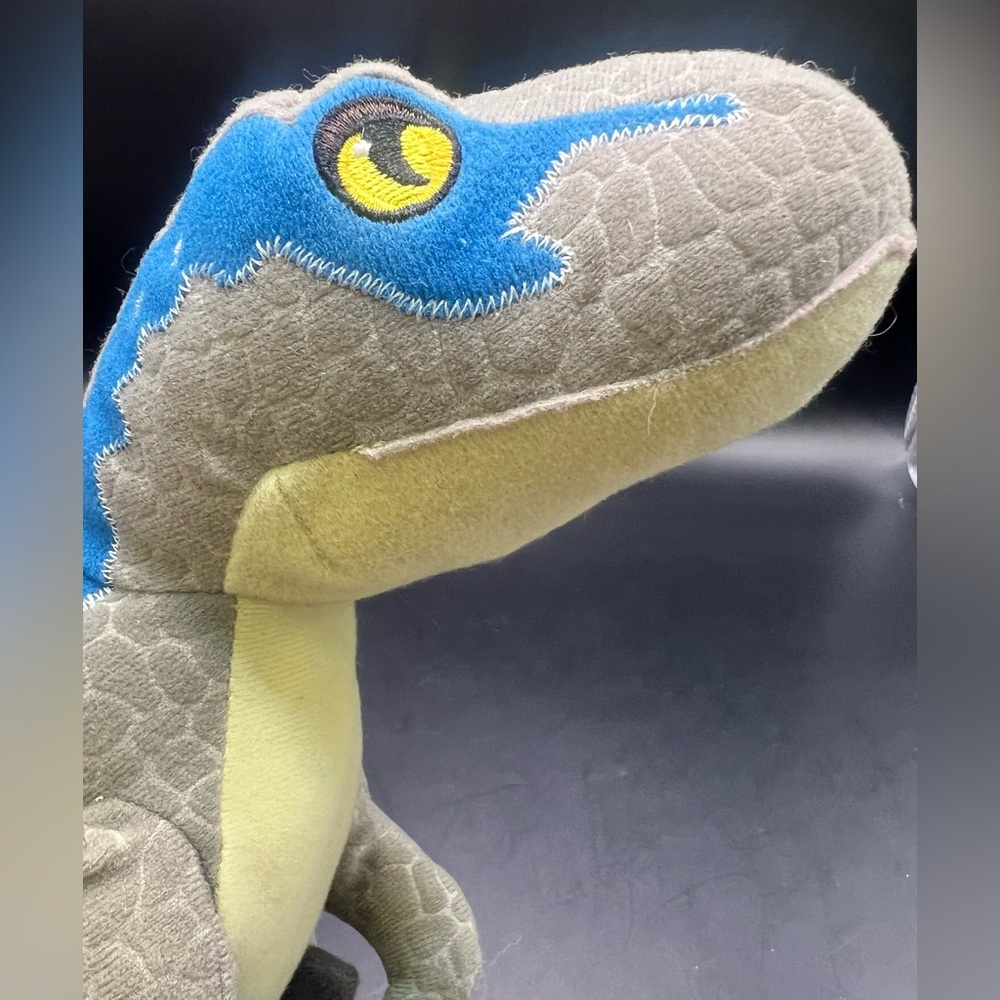 Jurassic Park- Velociraptor Blue Plush‎ Toy